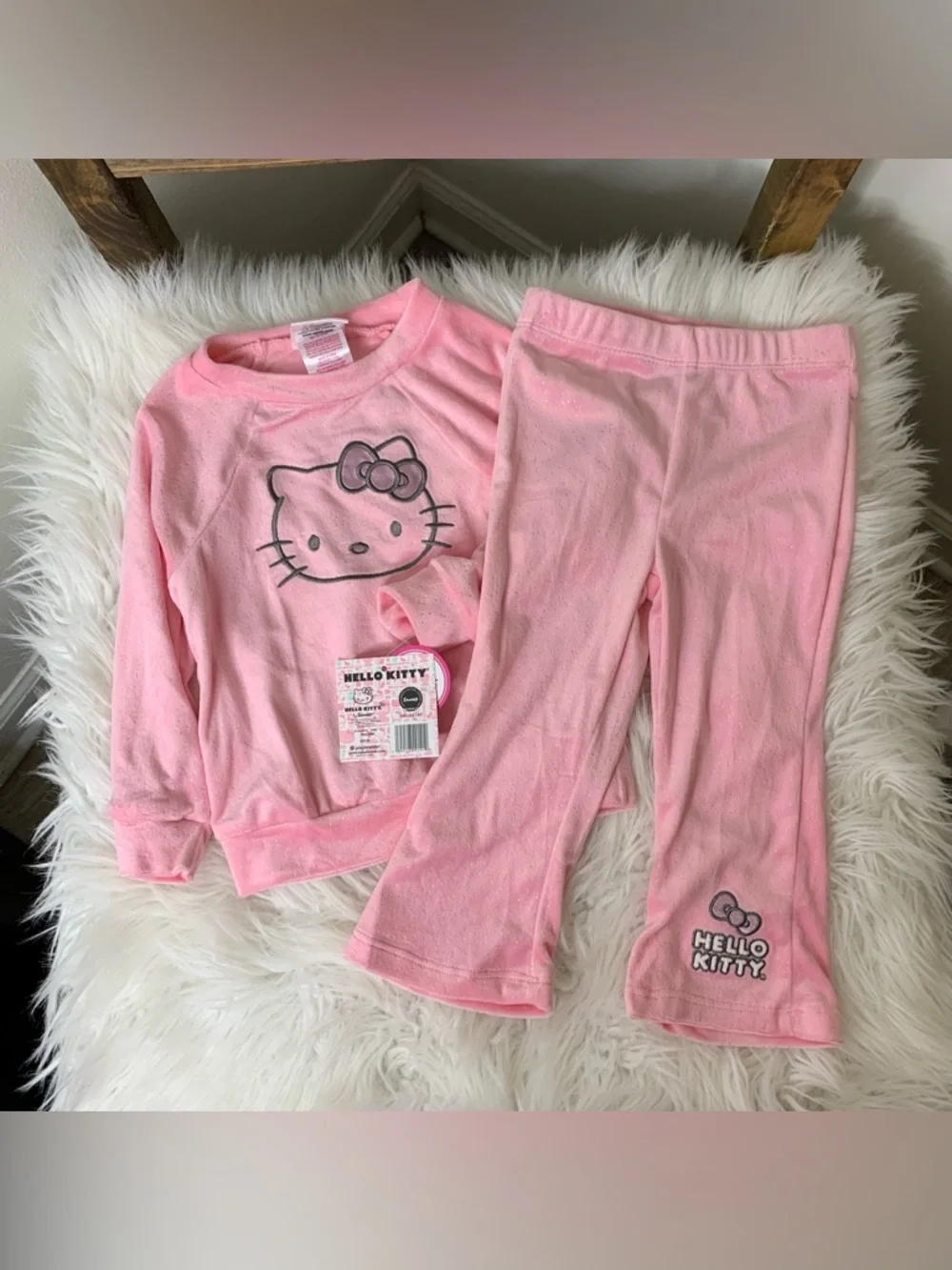 Hello Kitty Pink Girls' 2-Piece Set 24M